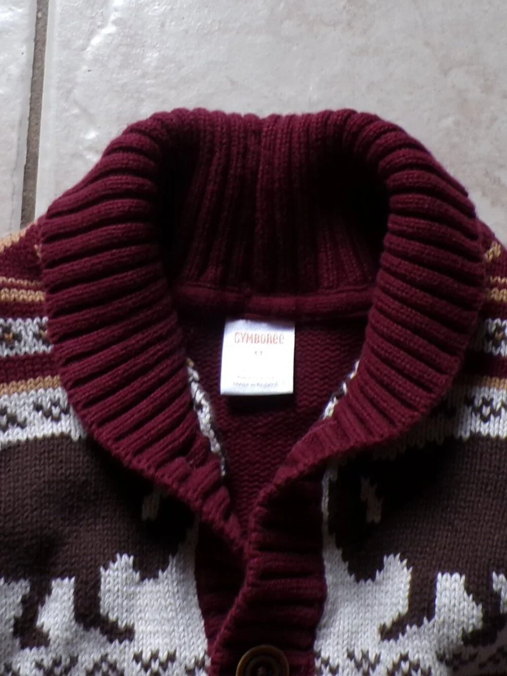 Gymboree Sweater + Dip Sweater Boys Toddler Size 3T Great Condition